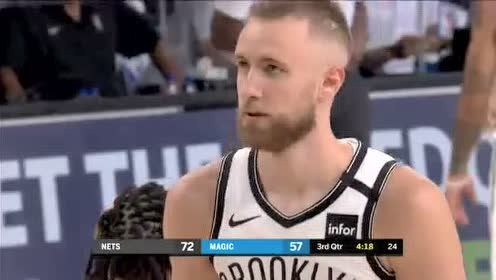 【NBA录像回放】篮网vs魔术第3节 富尔茨转换三分