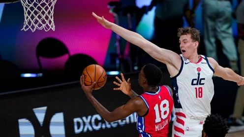 【NBA集锦】费城107-98奇才 西蒙斯伤退恩比德统治全场