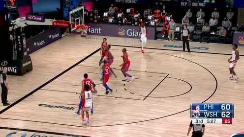 【NBA集锦】持续压制 八村垒干拔中投压迫费城