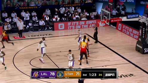 【NBA集锦】高射炮空位就是稳 戴维斯干拔三分一箭穿心