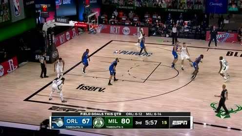 【NBA集锦】好说好商量！马修斯让球字母哥底角三分一箭穿心