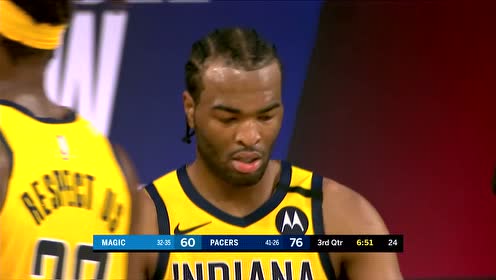 【NBA集锦】90秒快速回看魔术109-120步行者 步行者轻取魔术迎三连胜