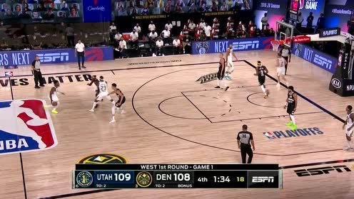 【NBA集锦】关键时刻手不软！ 穆雷弧顶飙进三分延续追分希望