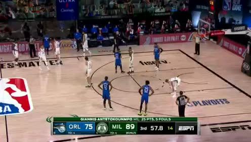 【NBA集锦】你怕是在逗我？字母哥上场犯规再下场仅用十秒