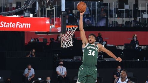 【NBA集锦】字母哥vs独行侠集锦 全场贡献34分13篮板仅1助攻