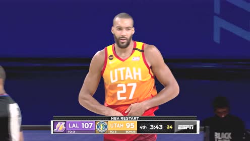 【NBA集锦】浓眉战斧劈扣气势如虹 戈贝尔空接隔扣回应戴维斯！