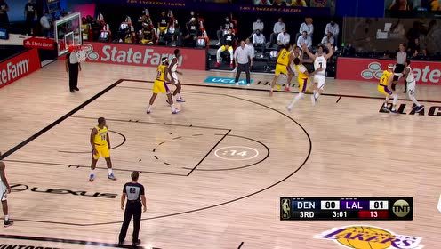 【NBA集锦】库兹马手中摘瓜完成抢断 反击一条龙腾云驾雾上篮命中