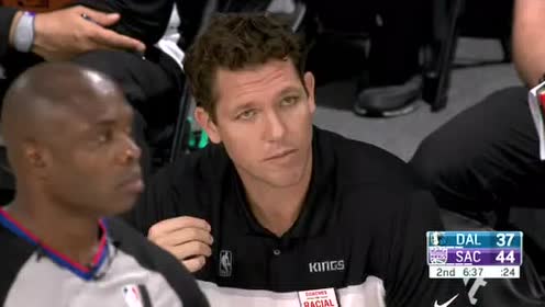 【NBA录像回放】独行侠vs国王第2节 东契奇上演五大囧扣篮