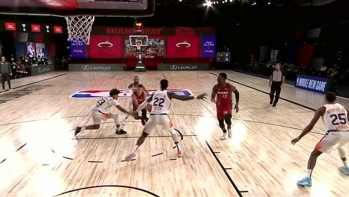 【NBA集锦】希罗眼观六路送妙传 阿德巴约轻松吃饼暴扣得手