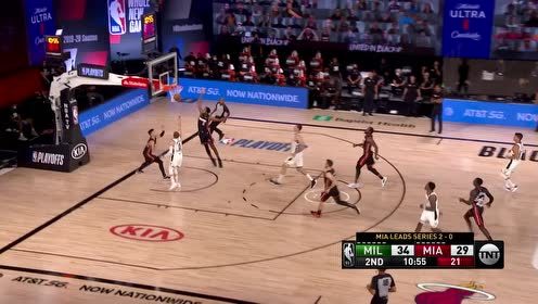 【NBA集锦】感受一下什么是飞天遁地 小琼斯背后出手封盖迪文琴佐