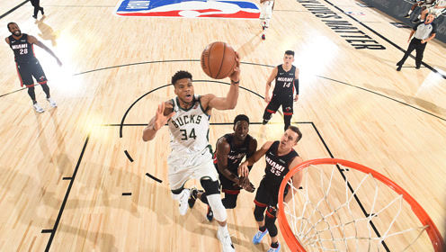 【NBA集锦】字母哥vs热火集锦 三分7中0手感冰凉仅砍21分