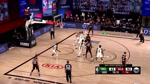 【NBA集锦】雄鹿稳定得分点 大洛外线犀利三分抬手就有