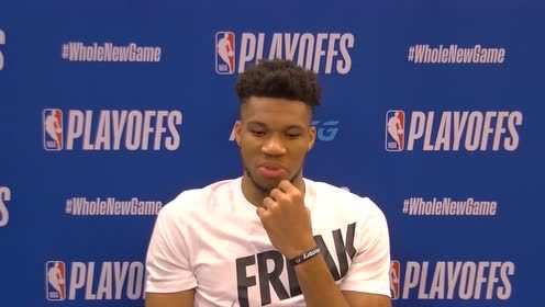 【NBA集锦】字母哥赛后采访称：如果能有一支球队连赢四场，那就是我们！