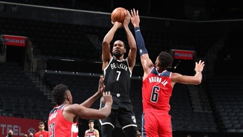 【NBA集锦】篮网队集锦 杜兰特欧文合砍33分胜奇才