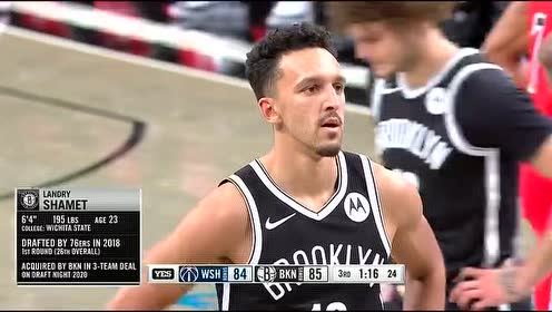 【NBA录像回放 原声】NBA季前赛：奇才vs篮网第3节