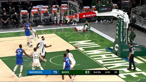 【NBA集锦】东契奇后撤步三分单吃对手 这动作和哈登如出一辙