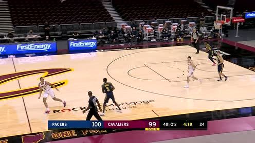 【NBA集锦】任你怎么防！艾克萨姆直杀禁区飞身反手上篮迫近分差