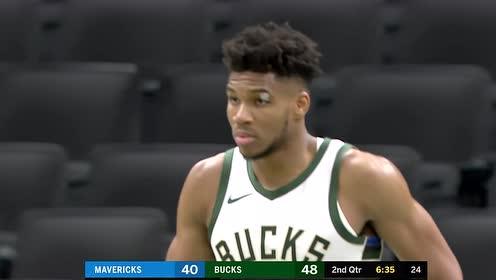 【NBA集锦】迪文琴佐血帽送助攻 字母哥罚球线启动举火烧天暴扣！