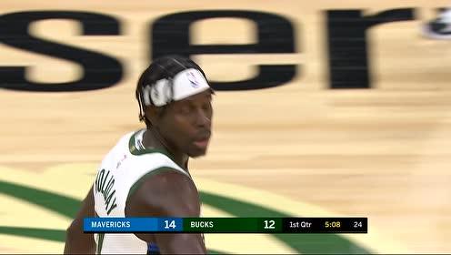 【NBA集锦】手感热得发烫 霍乐迪骑马射箭击穿独行侠防线