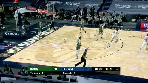 【NBA集锦】英格拉姆瞒天过海 海耶斯暴力空接展示天赋