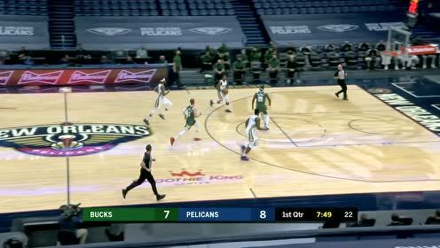 【NBA集锦】直接打停对手 锡安抢断后篮下暴扣