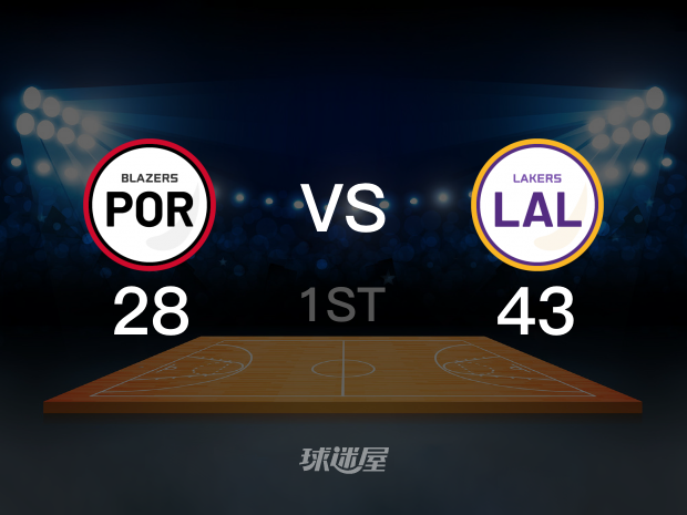 【2022年01月01日】开拓者vs湖人第1节回放