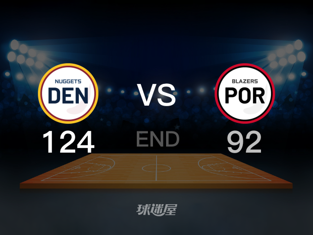 【2022年02月28日 掘金vs开拓者集锦】掘金124-92开拓者