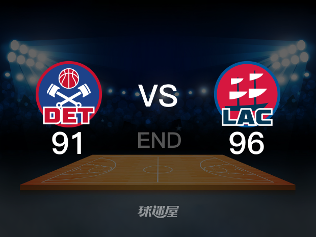 【2022年11月18日 活塞vs快船集锦】活塞91-96快船