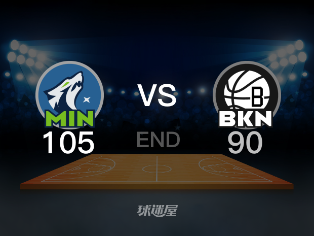 【2025年04月04日 森林狼vs篮网集锦】森林狼105-90篮网