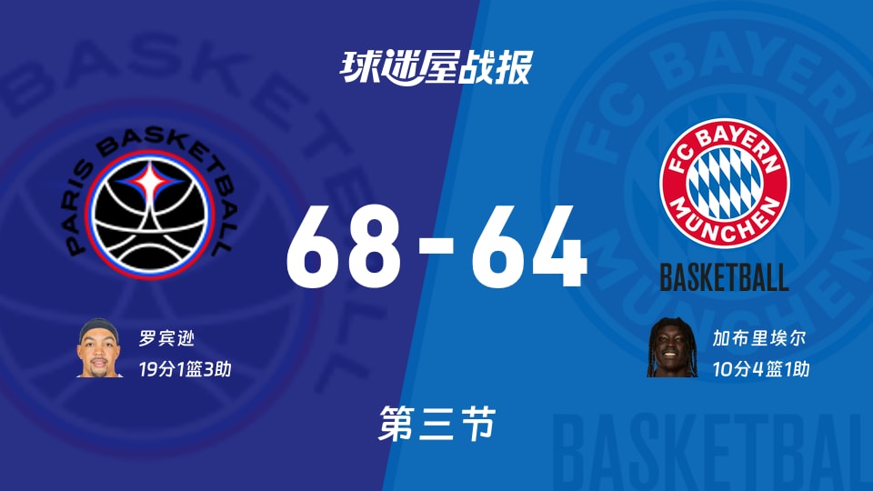 巴黎vs拜仁慕尼黑第三节战报