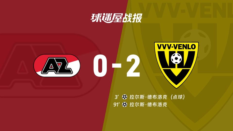【荷乙】阿尔克马尔青年队vs芬洛比赛结果：阿尔克马尔青年队(0-2)芬洛比分战报(2025年11月08日)