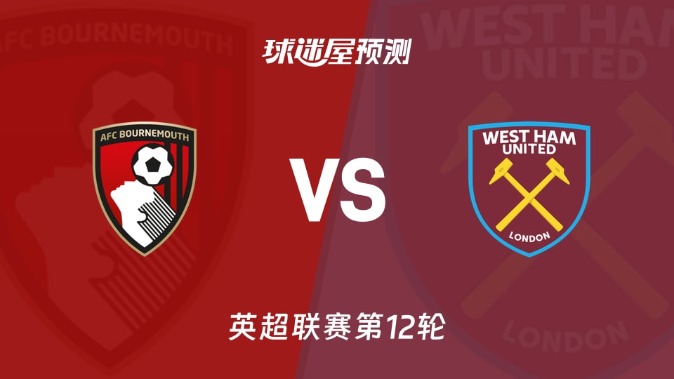 英超比赛前瞻：伯恩茅斯vs西汉姆联预测分析(2025年11月22日)