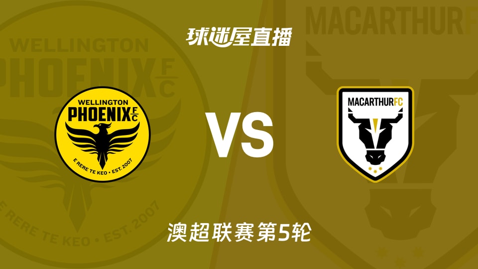 【澳超联赛第5轮】惠灵顿凤凰vs麦克阿瑟FC直播在线观看(2025年11月22日)