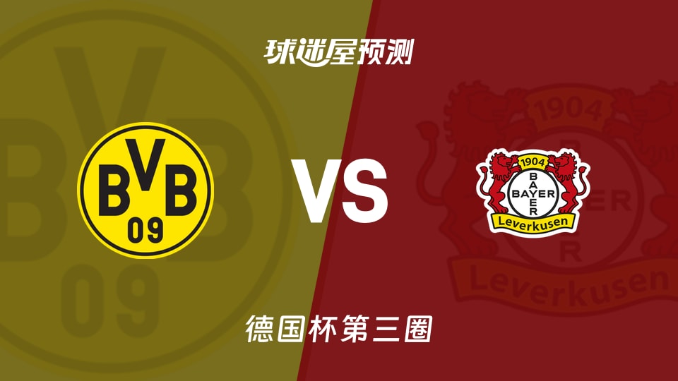 德国杯比赛前瞻：多特蒙德vs勒沃库森预测分析(2025年12月03日)